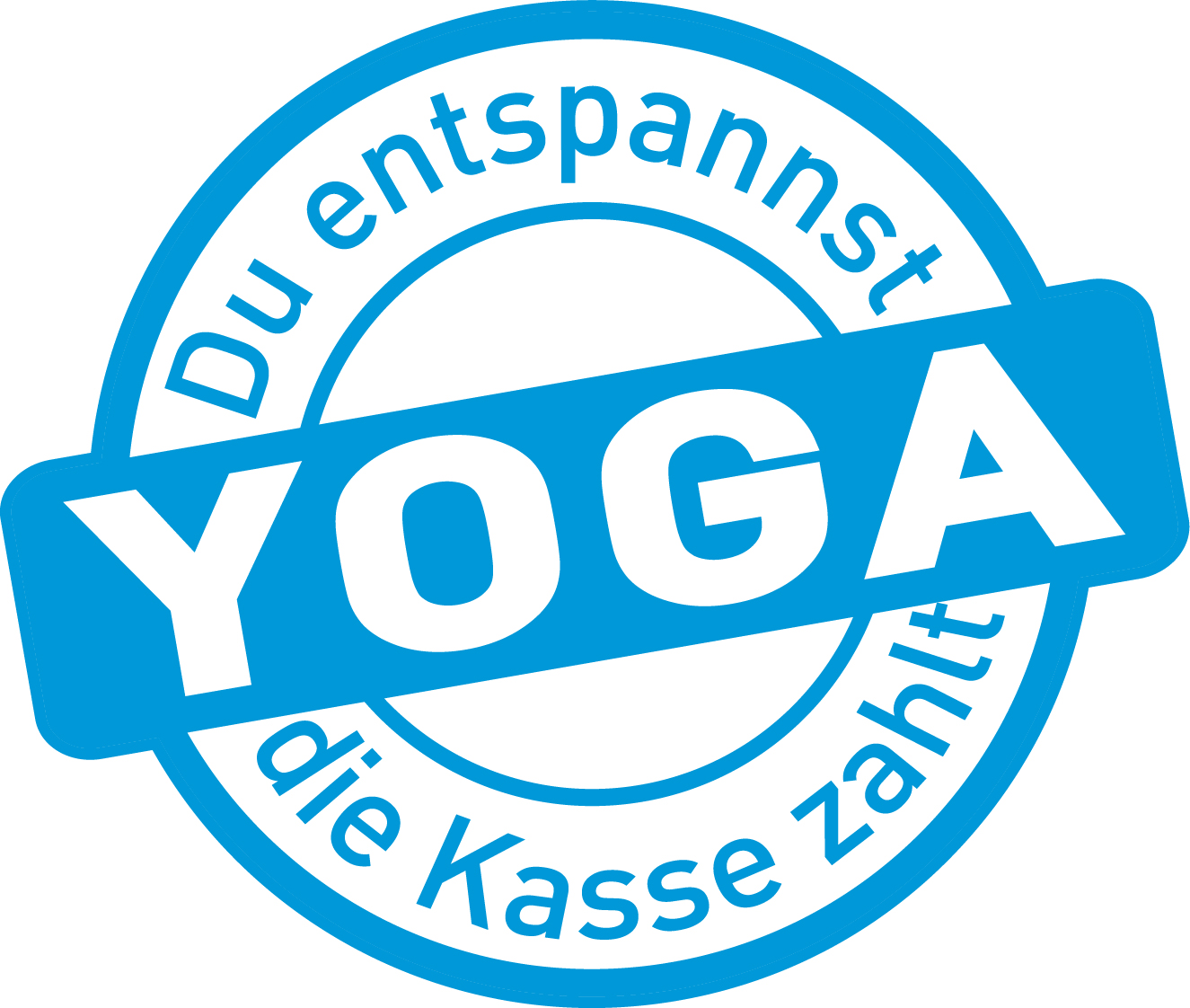Stempel: Du entspannst – die Kasse zahlt